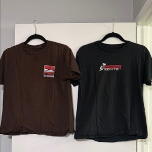 Primitive and TRD Men's Black and Brown T-Shirts